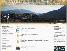 Tablet Screenshot of comune.santandreadelgarigliano.fr.it